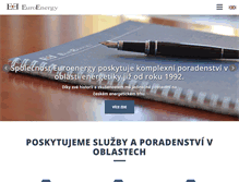 Tablet Screenshot of euroenergy.cz